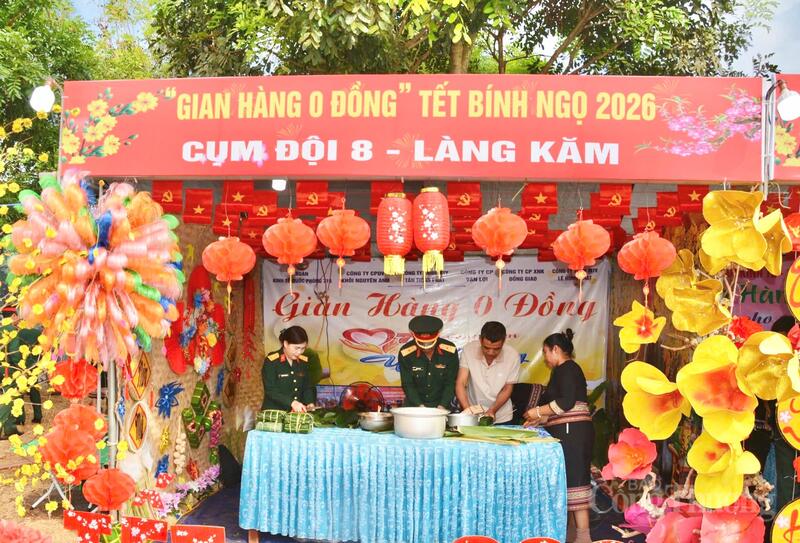 Chương trình diễn ra với nhiều nội dung thiết thực, tạo không khí xuân rộn ràng, ấm áp nghĩa tình.