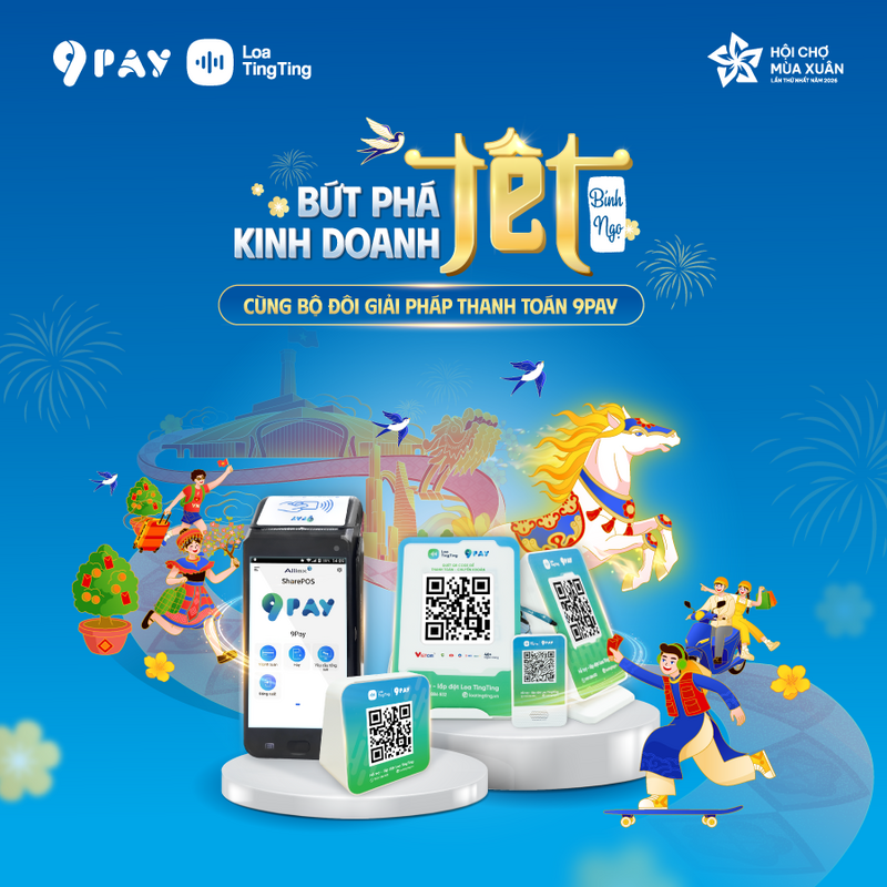 Công ty CP 9Pay mang đến các giải pháp thanh toán số trọn gói cùng chương trình ưu đãi lên đến 45%. Ảnh: Okvip tại về cung cấp