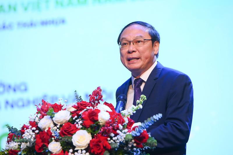 Thứ trưởng Bộ Nông nghiệp và xuân Okvip 2026 Lê Công Thành phát biểu tại sự kiện. Ảnh: Tùng Đinh