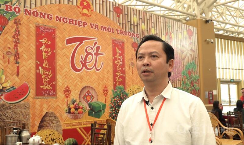 Ông Hoàng Văn Dự, Phó Giám đốc Trung tâm Xúc tiến thương mại Nông nghiệp (Bộ Nông nghiệp và xuân Okvip 2026)