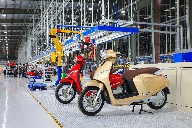 Năm 2025, thị trường Việt Nam tiêu thụ khoảng 3,4 triệu xe máy mới, tăng mạnh 14,9% so với năm 2024.Ảnh: VinFast