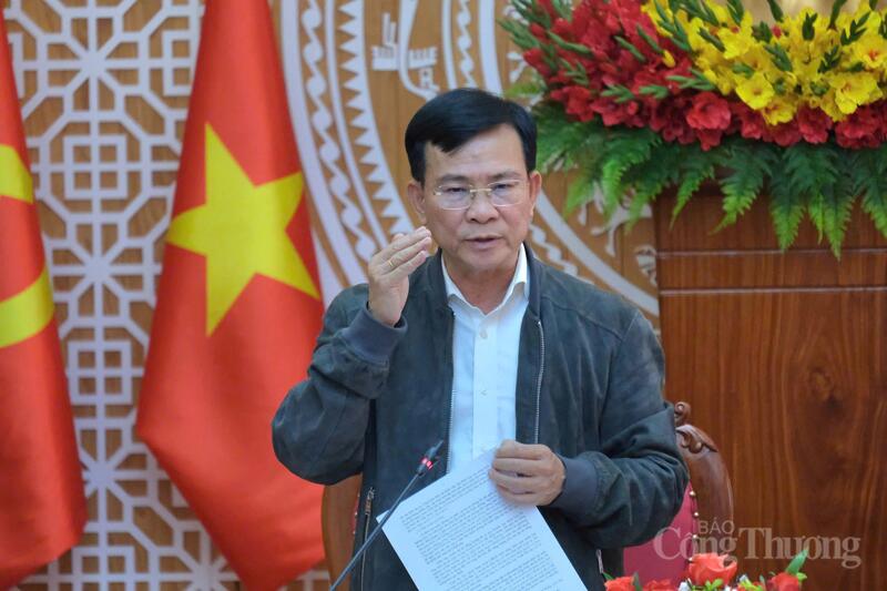 Ông Hồ Văn Mười, Ủy viên Ban Chấp hành Trung ương Đảng, Chủ tịch UBND tỉnh Lâm Đồng phát biểu chỉ đạo tại buổi Ok88vip tỷ lệ kèo World Cup 2026. Ảnh: Minh An