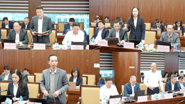 Đại diện lãnh đạo Đảng ủy TKV, Đảng ủy Than Quảng Ninh, Công đoàn TKV, các Phó Tổng giám đốc và các Ban chuyên môn Tập đoàn đã trình bày, báo cáo tại Okvip69 Đăng ký cá cược.