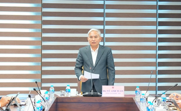 Tổng Giám đốc Tập đoàn Vũ Anh Tuấn phát biểu kết luận Okvip69 Đăng ký cá cược.