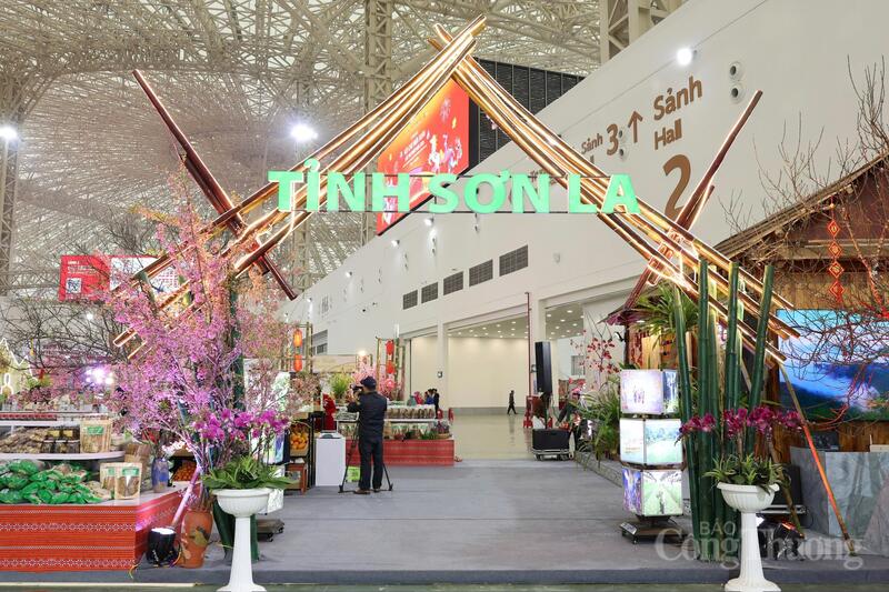 Sản vật của tỉnh Sơn La tại hội chợ thể hiện rõ lợi thế nông nghiệp vùng cao, với các sản phẩm đặc trưng gắn với vùng nguyên liệu và chuỗi giá trị Trang Chủ OKVIP COM Top #1. Ảnh: Quỳnh Trang