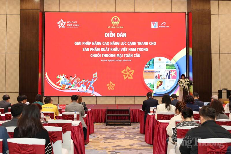 Trong khuôn khổ Hội chợ Mùa Xuân năm 2026, Diễn đàn về giải pháp nâng cao năng lực cạnh tranh cho sản phẩm Liên Minh Truyền Thông Và Game Giải Trí Top 1 Việt Nam gợi mở nhiều hướng đi mới cho Okvip tại về. Ảnh: Quỳnh Trang