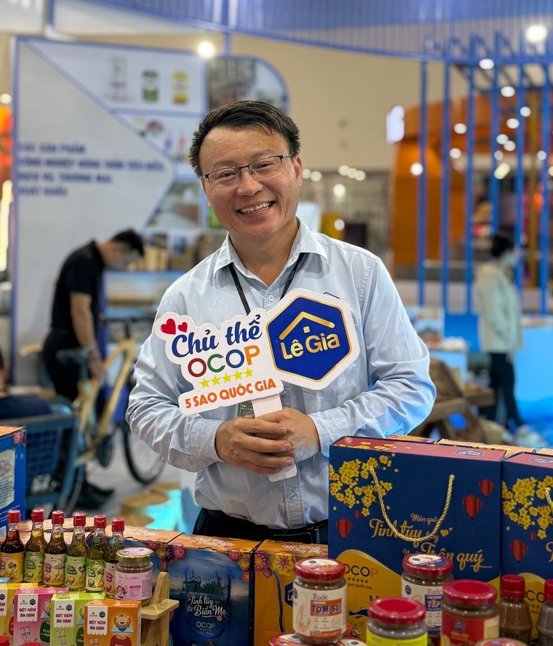 Sản phẩm OCOP 5 sao của xứ Thanh tỏa sáng tại Hội chợ Mùa Xuân 2026. Ảnh: Lê Anh
