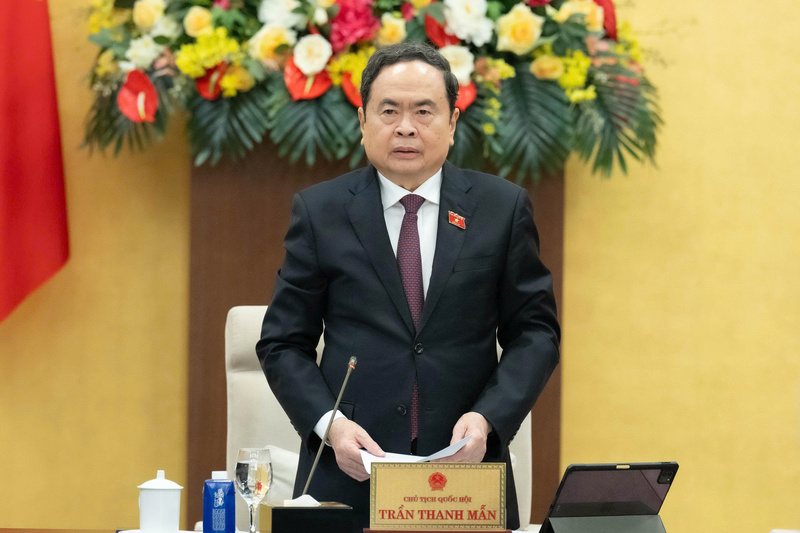 Chủ tịch Quốc hội Trần Thanh Mẫn phát biểu bế mạc Phiên họp thứ 54 của Ủy ban Thường vụ Quốc hội.