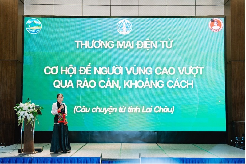 Chị Vũ Bích Hồng, đại diện Hợp tác xã Putaleng chia sẻ.