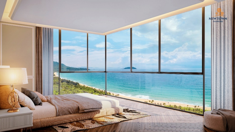 Không gian tràn ngập ánh sáng và tầm nhìn hướng biển chuẩn đặc quyền sống thượng lưu