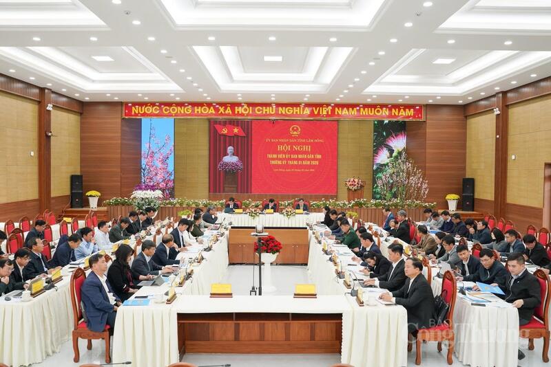 Lâm Đồng họp đánh giá tình hình Okvip - liên minh giải trí #1 thế giới hà nội, xã hội tháng 1/2026. Ảnh: Cổng thông tin Lâm Đồng