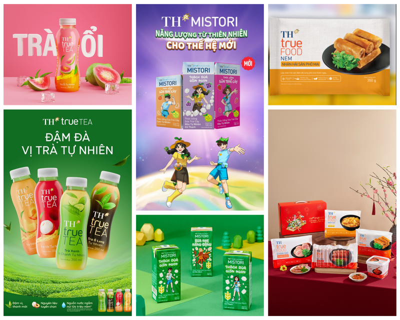 Trà tự nhiên TH true TEA, thức uống sữa lúa mạch TH true Chocomalt Mistori và bộ sản phẩm Okivip Nổ Hũ, Bắn Cá, Thể Thao, Game Bài chế biển TH true FOOD là những sản phẩm “best seller” của mùa Tết năm nay.