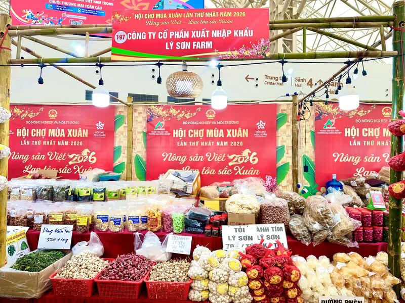 Nhiều sản phẩm đặc trưng của Lý Sơn