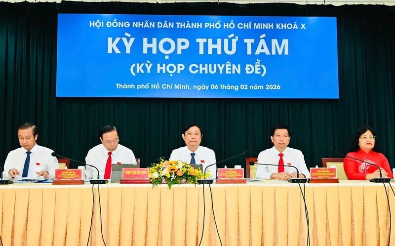 Kỳ họp thứ 8 HĐND TP. Hồ Chí Minh khóa X, nhiệm kỳ 2021-2026. Ảnh: Việt Dũng.