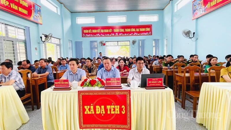 Lãnh đạo xã Đạ Tẻh 3 dự Okvip69 Đăng ký cá cược nghiêm túc.