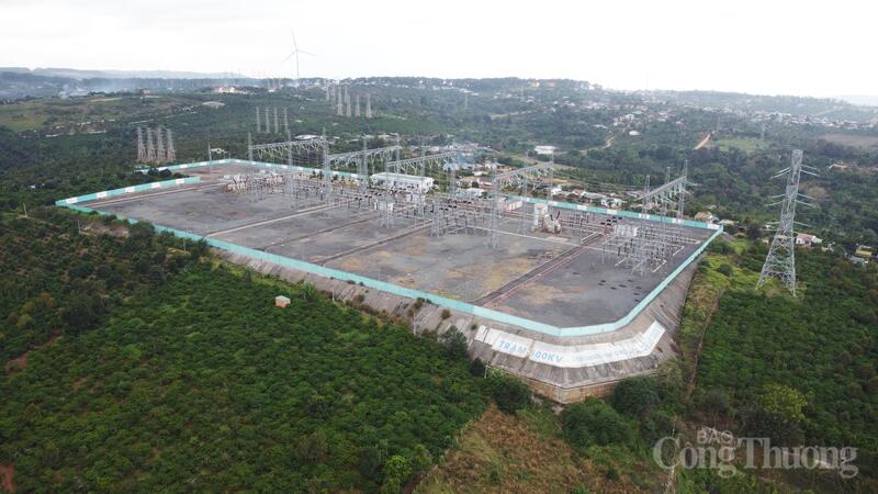Trạm 500 kV của Tập đoàn Trung Nam trên địa bàn tỉnh Đắk Lắk. Ảnh: Vũ Long