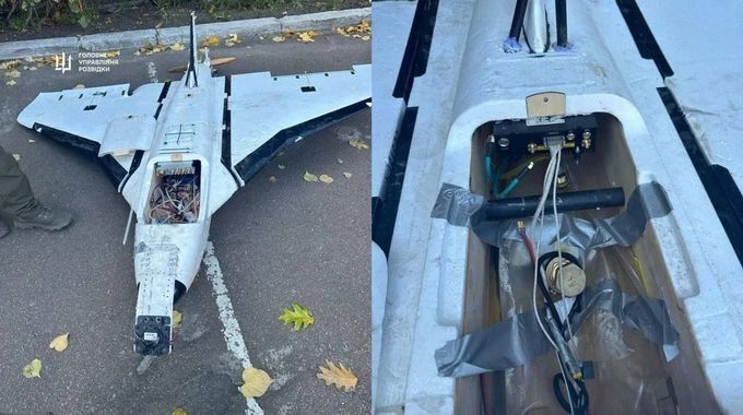UAV Gerbera chờ theo UAV tự sát cho các nhiệm vụ tấn công sâu trong lãnh thổ Ukraine. Ảnh: Lenta