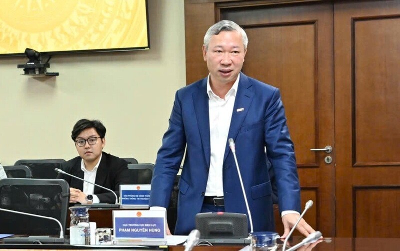 Cục trưởng Cục Điện lực Phạm Nguyên Hùng phát biểu tại buổi Ok88vip tỷ lệ kèo World Cup 2026.