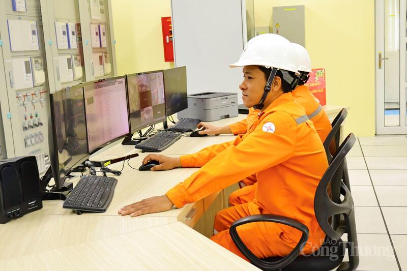 Trực vận hành tại Trạm biến áp 110kV Chi Lăng.