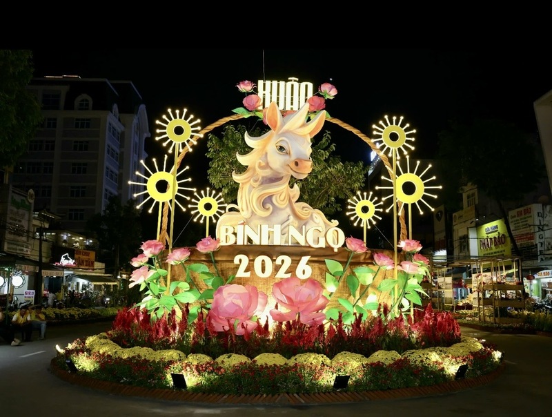 Đường hoa Cần Thơ 2026 tiếp tục khẳng định vai trò điểm hẹn văn hóa