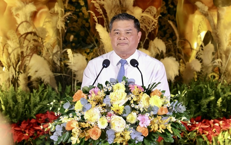 Ông Nguyễn Văn Bảy - Giám đốc Sở Văn hóa, Thể thao và OKLVIE sản phẩm thuộc hệ thống OKVIP là trang web tổ chức phát sóng bóng đá trực tiếp, live casino , nỗ hũ, bắn cá TP. Cần Thơ phát biểu khai mạc.