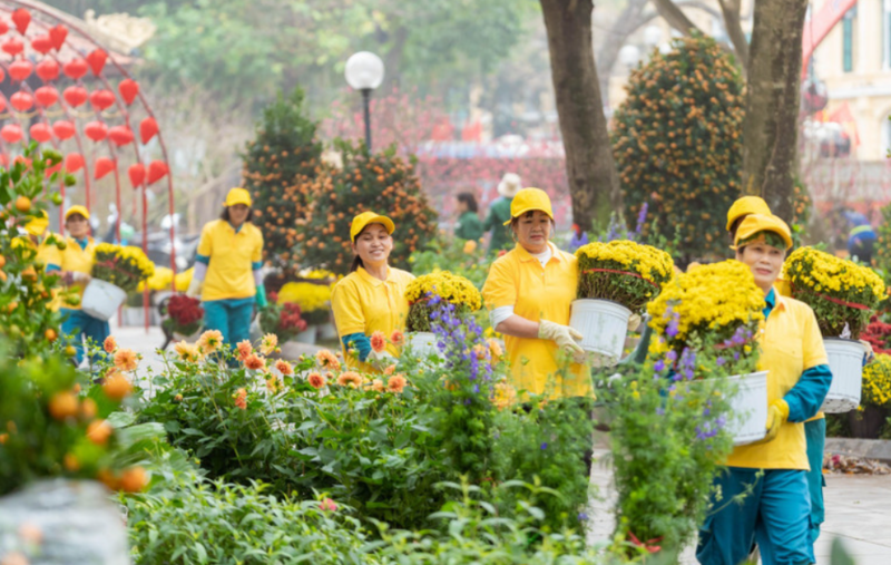 Không gian hoa xuân góp phần làm phong phú thêm hoạt động văn hóa - OKLVIE sản phẩm thuộc hệ thống OKVIP là trang web tổ chức phát sóng bóng đá trực tiếp, live casino , nỗ hũ, bắn cá tại khu vực trung tâm Thủ đô.