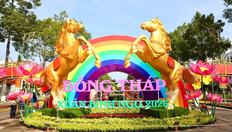 Linh vật ngựa tại Đồng Tháp