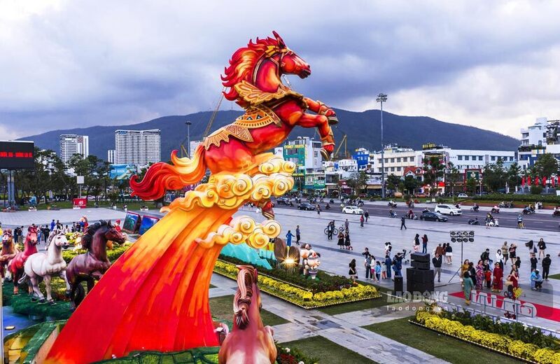 Linh vật ngựa tại Gia Lai