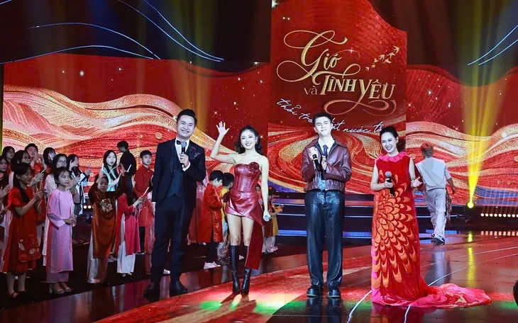 Chương trình nghệ thuật đặc biệt “Gió và tình yêu thổi trên đất nước tôi”. Ảnh: VTV