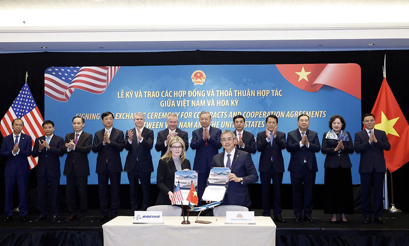 Hãng dự kiến sẽ tiếp nhận 50 chiếc Boeing 737-8 trong giai đoạn từ năm 2030 đến năm 2032, nâng quy mô đội bay lên 151 chiếc vào năm 2030. Ảnh: Vietnam Airlines