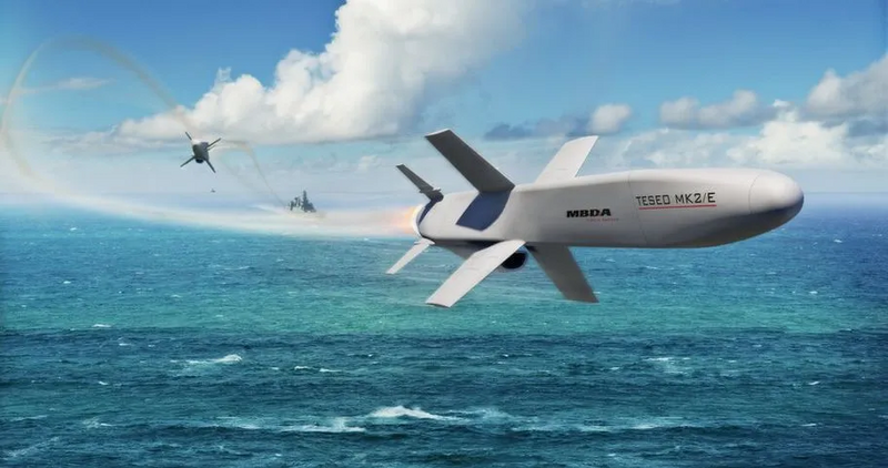 Teseo MK2/E tầm bắn 500 km, mở rộng vùng tấn công của hải quân Italia. Ảnh: MBDA