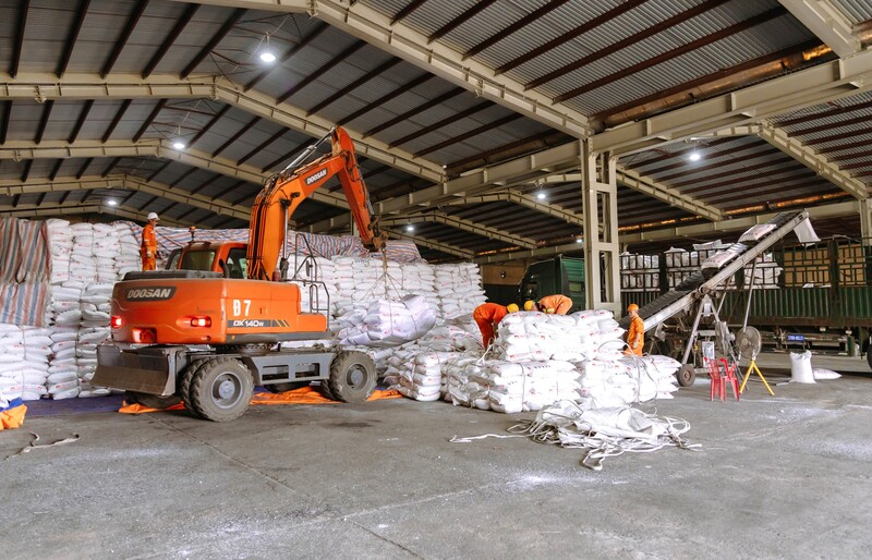 Cảng Cửa Lò có lợi thế về xếp dỡ hàng tổng hợp, từ hàng container đến các loại hàng rời. Ảnh: Mai Liễu