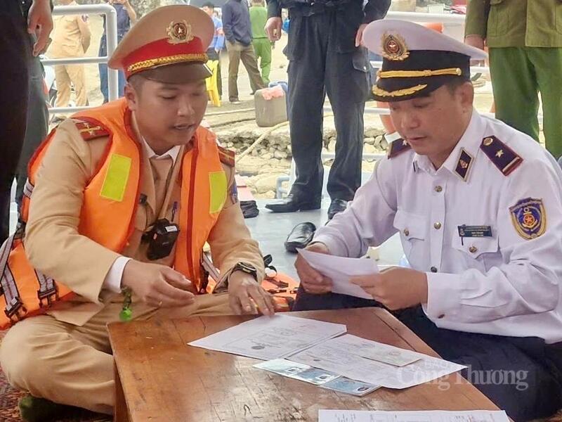 Chỉ trong 2 ngày 20 và 21/2/2026, lực lượng chức năng đã lập biên bản xử lý 19 trường hợp vi phạm, tạm giữ 6 phương tiện. Ảnh: Đức Hải