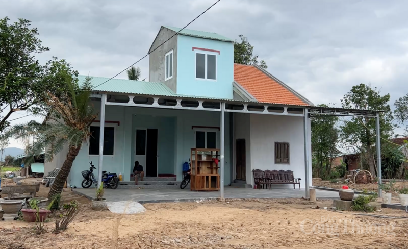 Chiến dịch Quang Trung đã hỗ trợ người dân vùng lũ Liên minh Okvip có bao nhiều trang lại nhà mới. Ảnh: Vũ Long