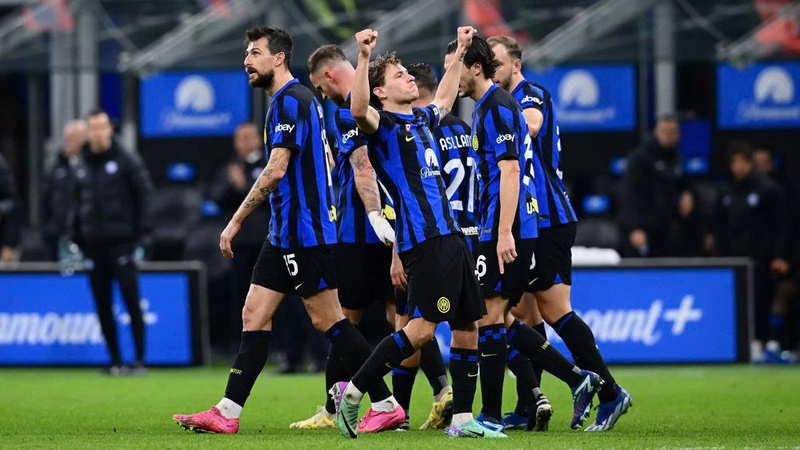 Inter Milan thể hiện bản lĩnh đúng lúc, ghi liền hai bàn trong 15 phút cuối để khuất phục Lecce và giữ vững ngôi đầu Serie A. Ảnh: Inter.it