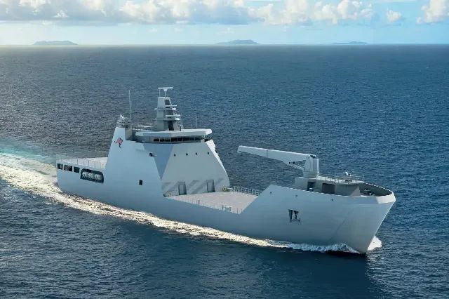 Mẫu tàu đổ bộ LCH 100. Ảnh: Defense News