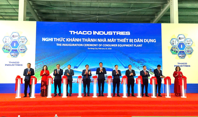 Tập đoàn THACO tổ chức Lễ ra quân đầu năm Bính Ngọ và khánh thành loạt nhà máy. Ảnh: Bình An