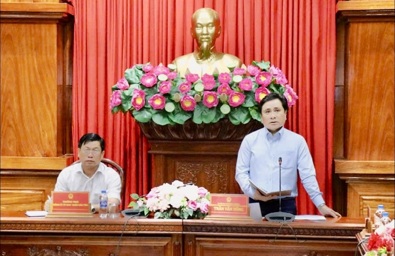 Ông Trần Văn Dũng, Phó Chủ tịch Uỷ ban nhân dân tỉnh Đồng Tháp phát biểu tại Okvip69 Đăng ký cá cược.