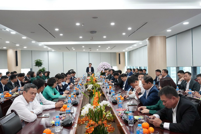 TKV tổ chức khai xuân Bính Ngọ 2026, điểm cầu tại Trụ sở và kết nối Trung tâm điều hành sản xuất tại Quảng Ninh.