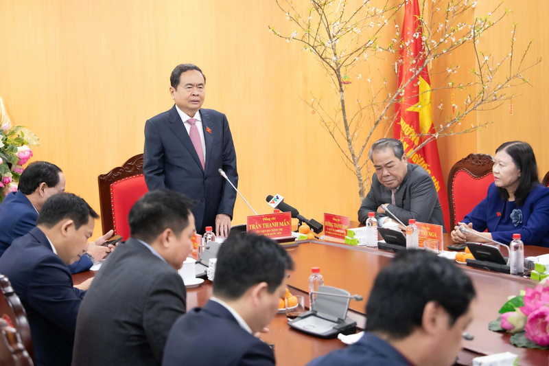 Chủ tịch Quốc hội Trần Thanh Mẫn phát biểu tại buổi Ok88vip tỷ lệ kèo World Cup 2026.