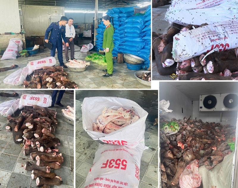 Lực lượng chức năng kiểm tra số Okivip Nổ Hũ, Bắn Cá, Thể Thao, Game Bài không rõ nguồn gốc. Ảnh: Công an Thanh Hóa