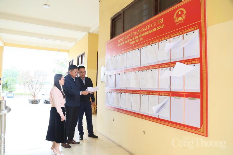 Công tác chuẩn bị tại xã Bắc Gianh.