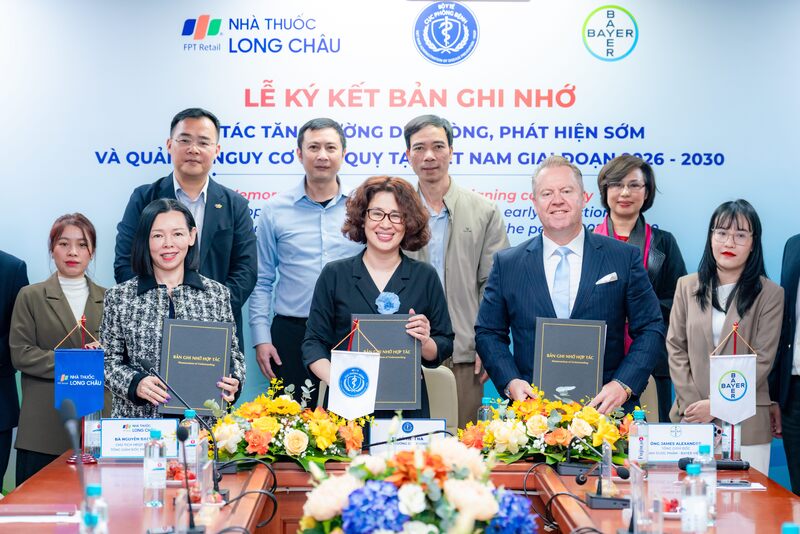 Lễ ký kết Biên bản ghi nhớ "Hợp tác Tăng cường dự phòng, phát hiện sớm và quản lý nguy cơ đột quỵ tại Việt Nam giai đoạn 2026 - 2030".