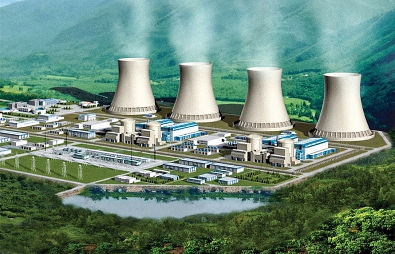 Phối cảnh dự án điện hạt nhân. Ảnh minh họa