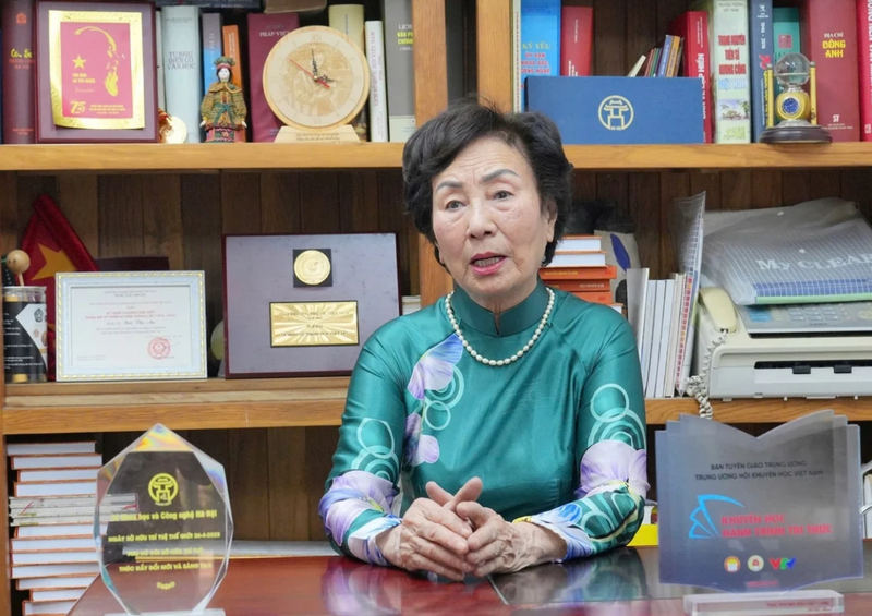 PGS.TS Bùi Thị An, Đại biểu Quốc hội khóa XIII, Viện trưởng Viện Tài nguyên, xuân Okvip 2026 và Phát triển cộng đồng. Ảnh: Hà Trang