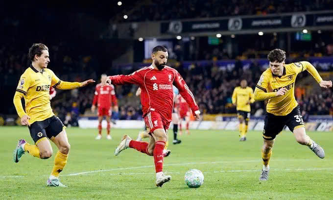 Lịch thi đấu bóng đá hôm nay 06/03 và sáng 07/03 sẽ diễn ra trận đấu giữa Wolves và Liverpool tại vòng 5 của FA Cup. Ảnh: Reuters