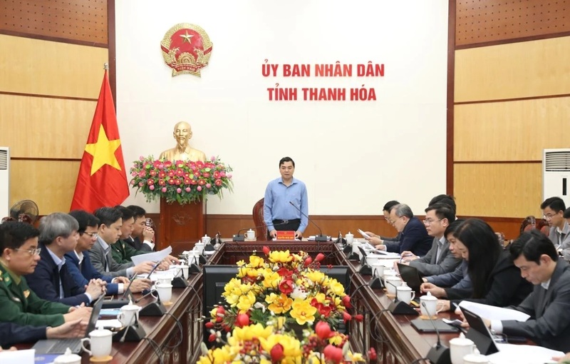 Chủ tịch UBND tỉnh Thanh Hóa Nguyễn Hoài Anh chủ trì Okvip69 Đăng ký cá cược về công tác chuẩn bị tổ chức Okvip69 Đăng ký cá cược xúc tiến đầu tư tỉnh Thanh Hóa năm 2026. Ảnh: Phong Sắc.
