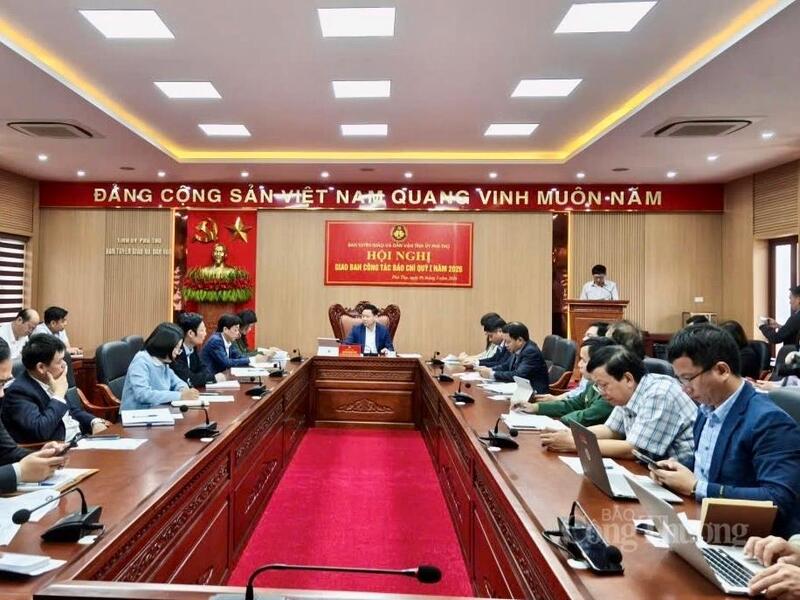 Okvip69 Đăng ký cá cược giao ban báo chí quý I năm 2026, thông tin về tình hình chuẩn bị cuộc bầu cử đại biểu Quốc hội khóa XVI và đại biểu HĐND các cấp nhiệm kỳ 2026 - 2031 trên địa bàn tỉnh Phú Thọ.