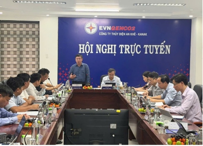Ông Phạm Lê Phú, Phó Tổng Giám đốc EVN phát biểu chỉ đạo tại buổi Ok88vip tỷ lệ kèo World Cup 2026. Ảnh: Thu Hoài