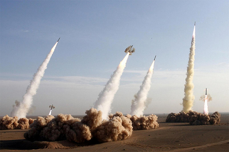 Một vụ phóng tên lửa của Iran. Ảnh: Getty